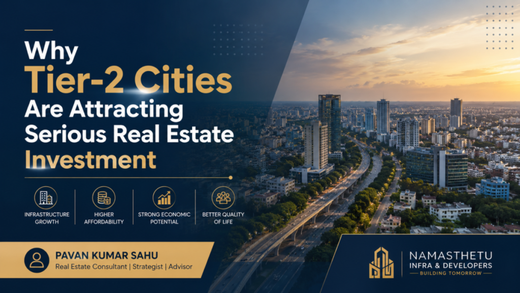 Why Tier-2 Cities Are Attracting Serious Real Estate Investment in India – Infrastructure Growth, Affordability and Emerging Property Markets